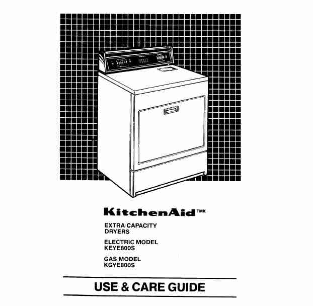 KitchenAid Clothes Dryer KEYE800S-page_pdf